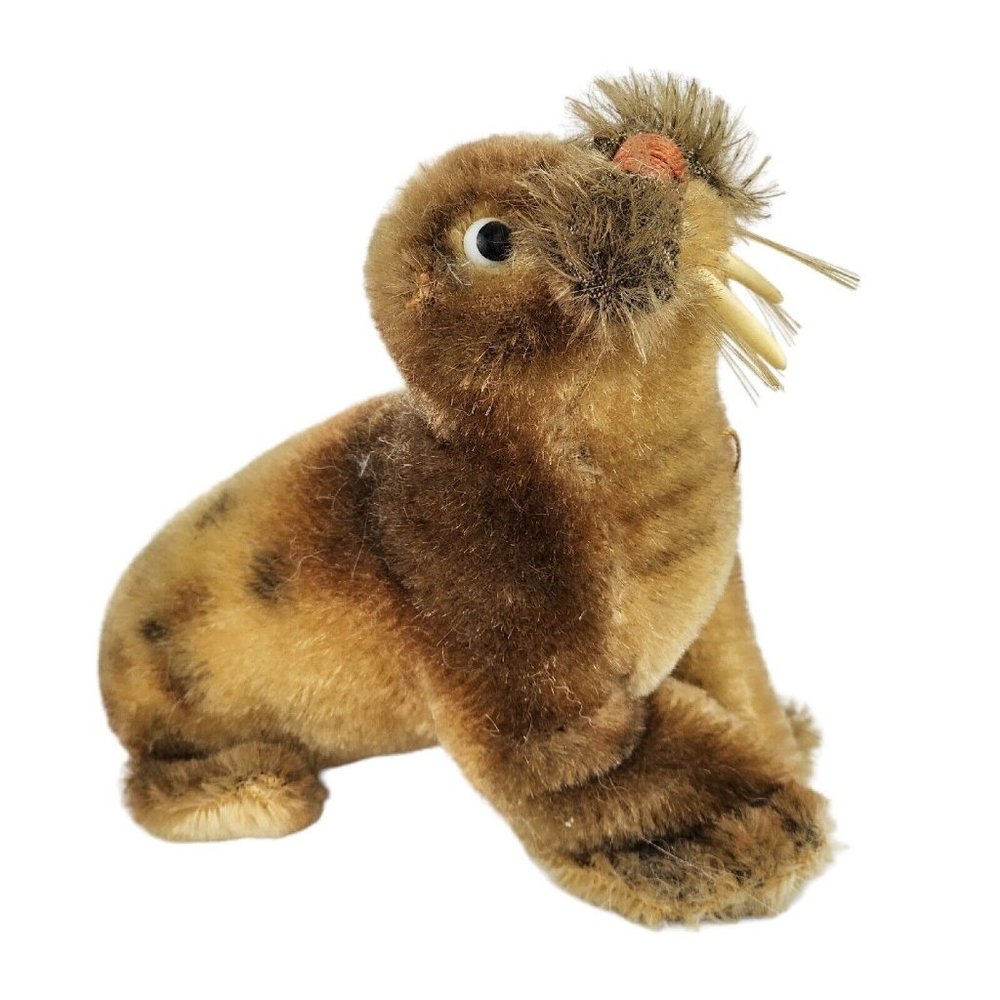 Vintage Steiff Mohair Small Paddy Walrus